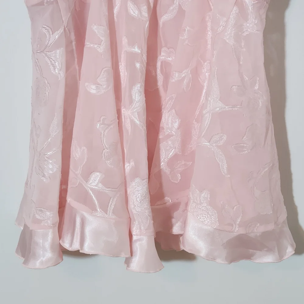 Cinema Etolie Pink Floral Lingerie Camisole Top NWT Size Medium - Picture 5 of 8